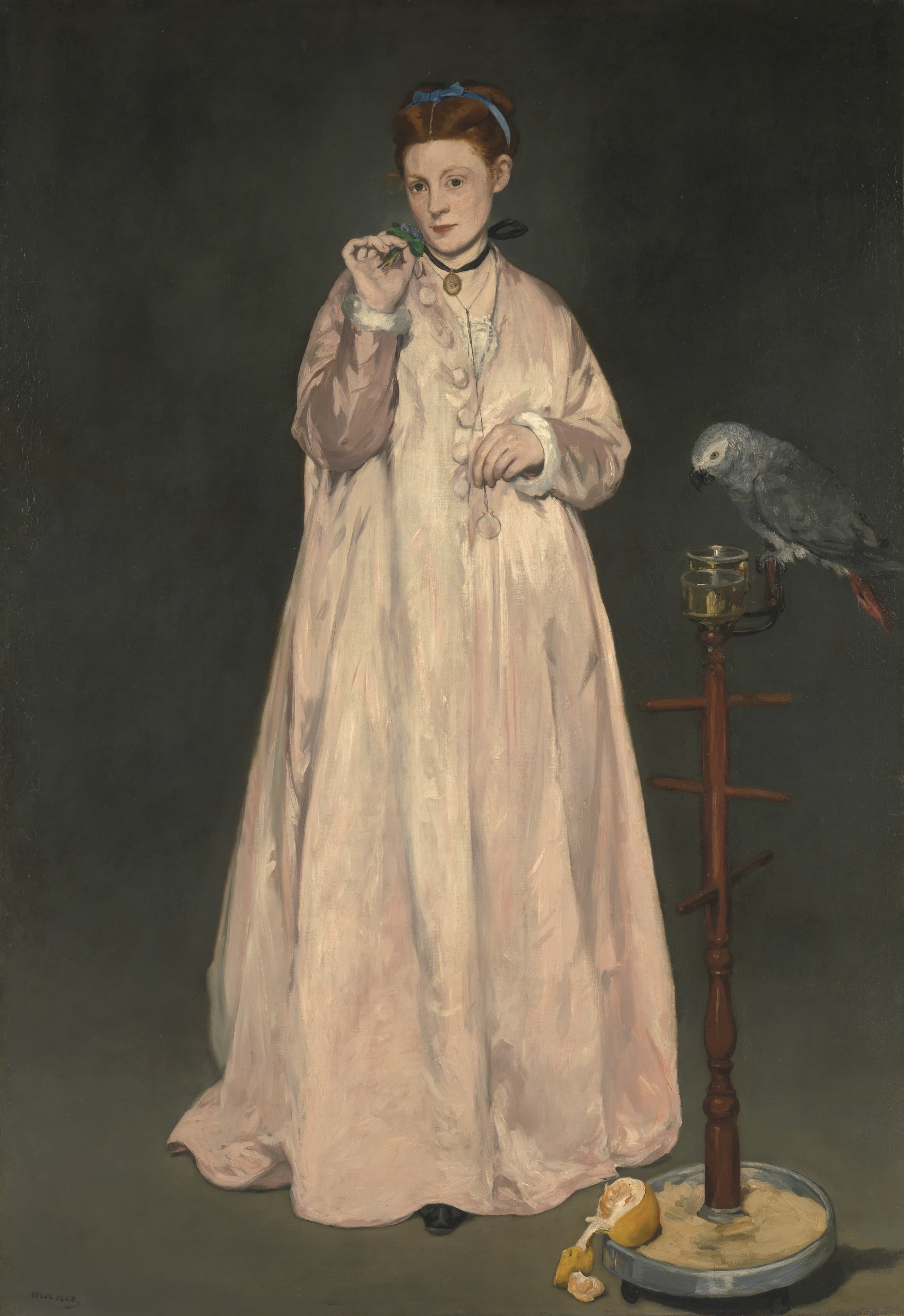 Edouard Manet — Young Lady in 1866